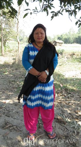 After listening to a GFA-supported radio program, Mahitha (pictured) learned she is loved by God.