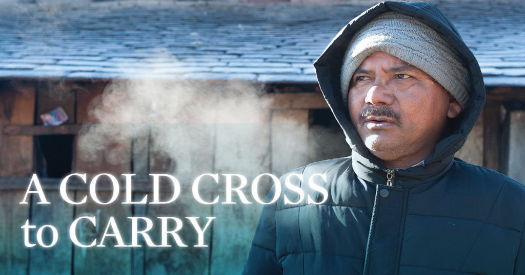 Discussing the struggles of cold, for laborers & a Gospel for Asia-supported Pastor, and the gifts through Gospel for Asia winter clothing distribution.