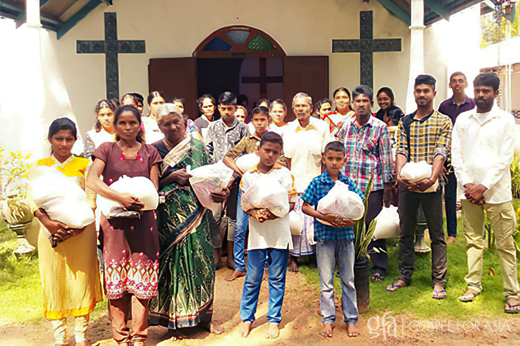 In December, 24 families, members of a GFA church in Sri Lanka, watched in horror as their homes were devestated by 3 feet of flood waters
