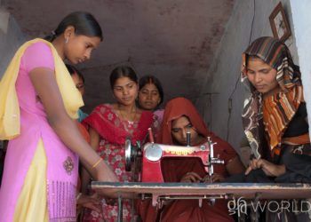 Organized by Gospel for Asia (GFA World) workers to help impoverished families by offering them teachable skills — like sewing