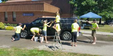 GFA World (Gospel for Asia) partner St. Cyprian Believers Eastern Church parish hosted a Community Car Wash for the residents of Stoney Creek