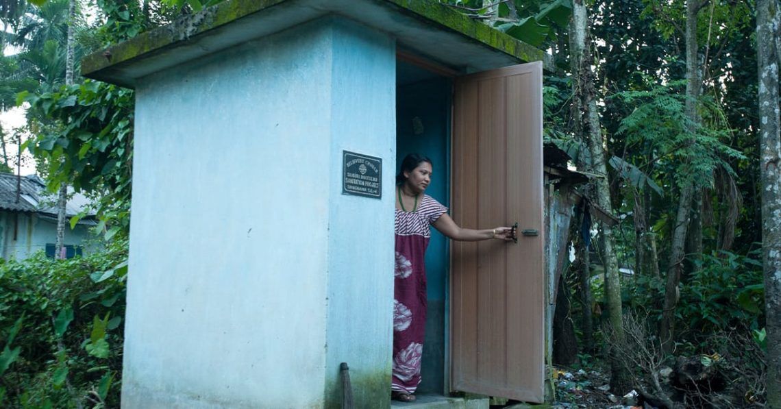 Simple outdoor toilets can give families their own private place to relieve themselves and promote communal hygiene.