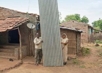 Tin Sheets for Roofing Turned Collapse Into Shelter