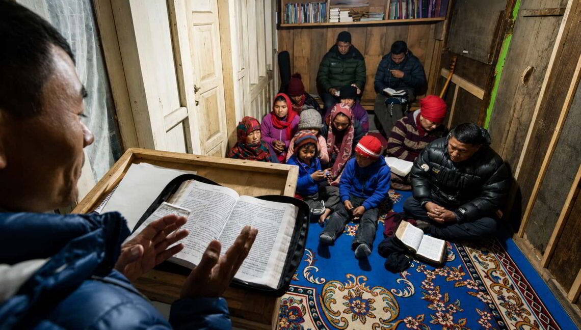 Prayer Gathering in a Home